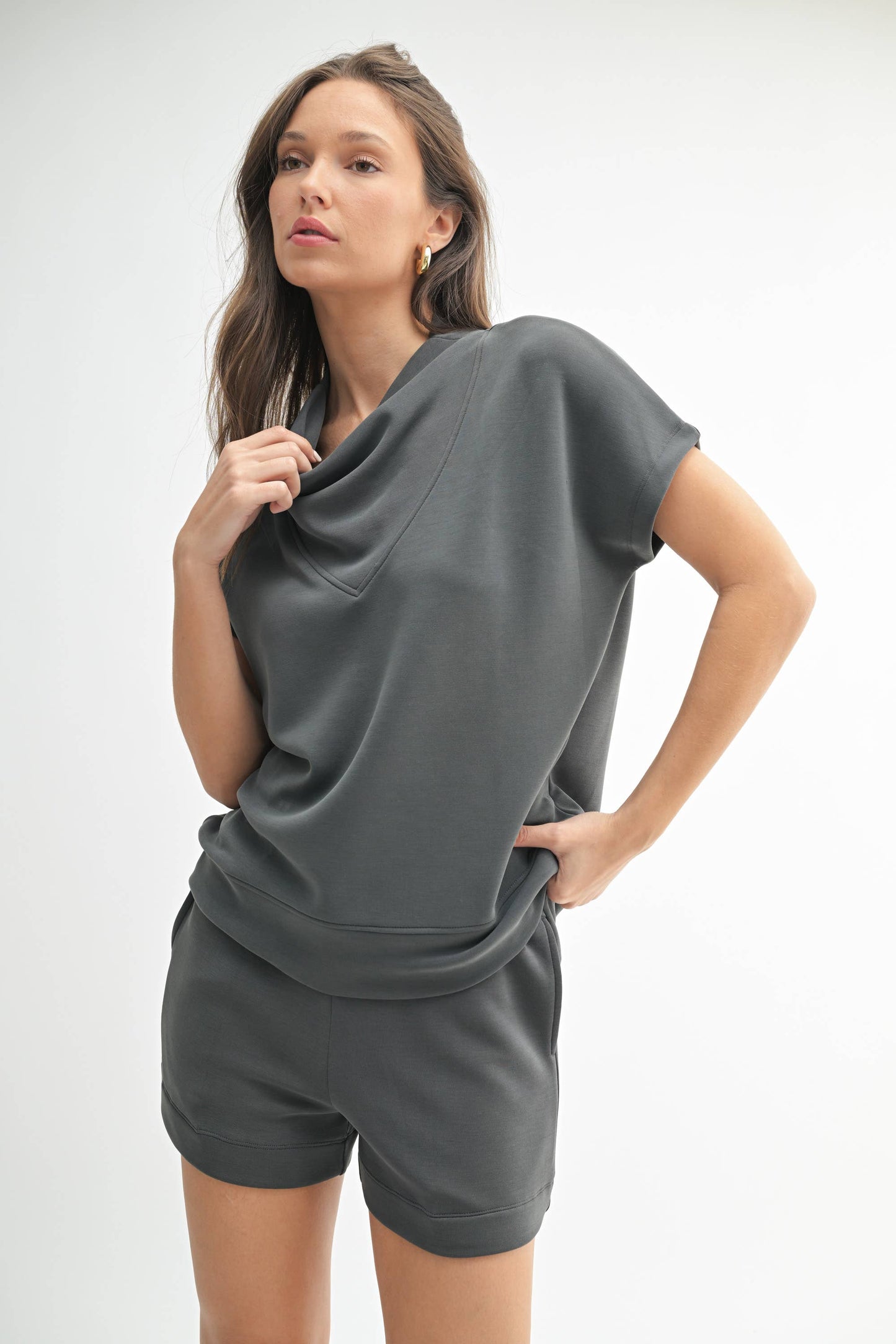 Laguna Cowl Neck Top