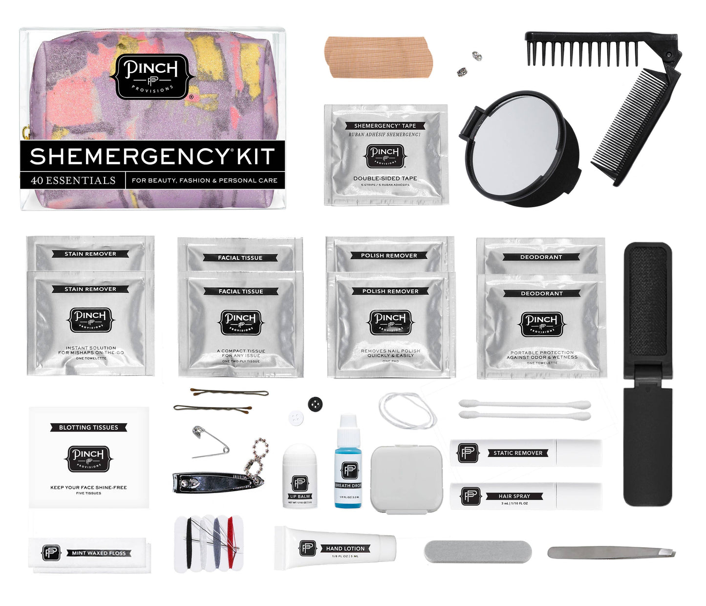Watercolor Shemergency Survival Kit