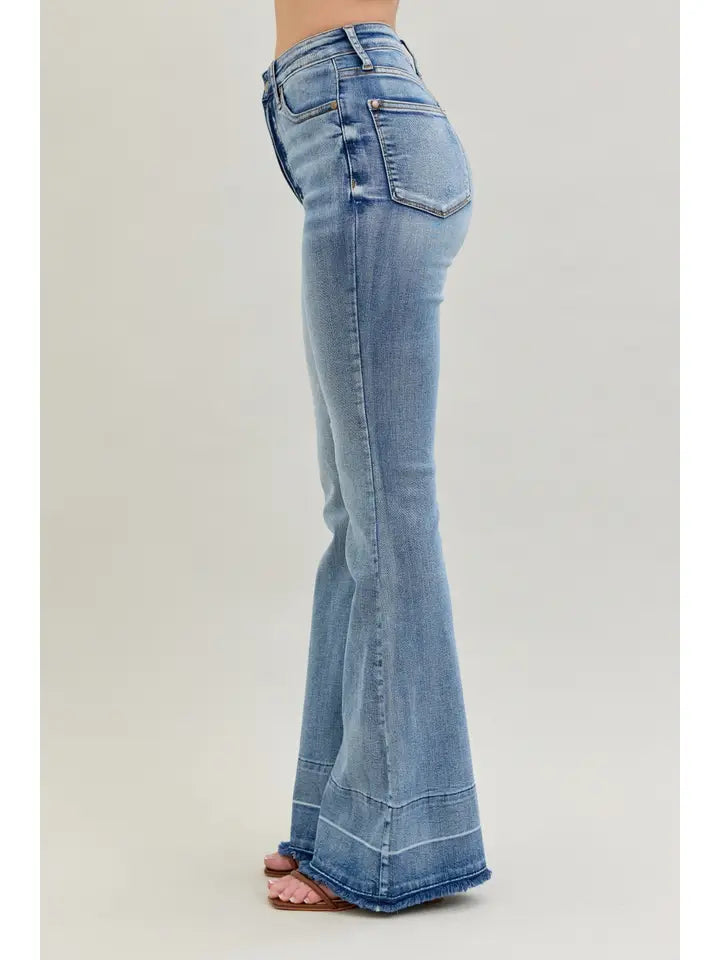 Judy Blue HW Tummy Control Flare Jeans