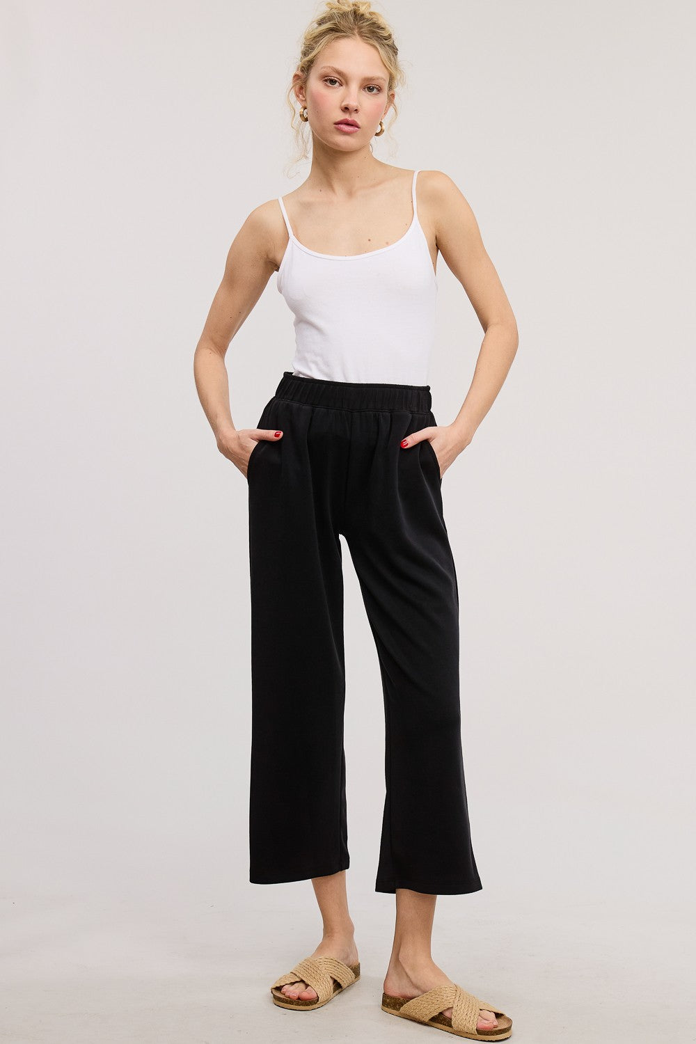 Leah Cropped Scuba Pants