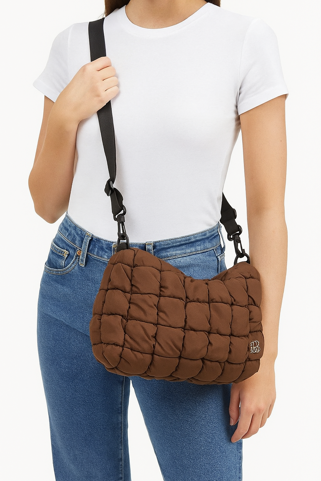 Away Lightweight Quilted Crossbody Bag