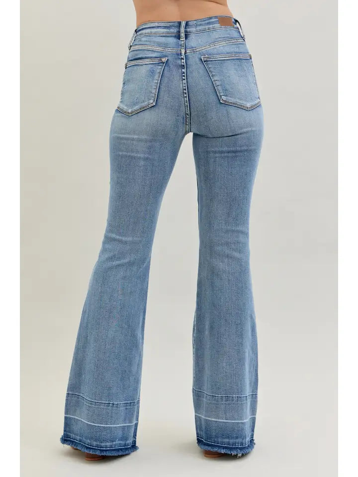 Judy Blue HW Tummy Control Flare Jeans