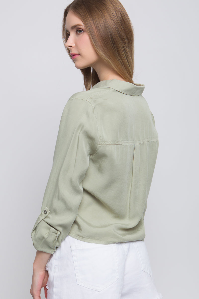 Tilly Front Tie Blouse