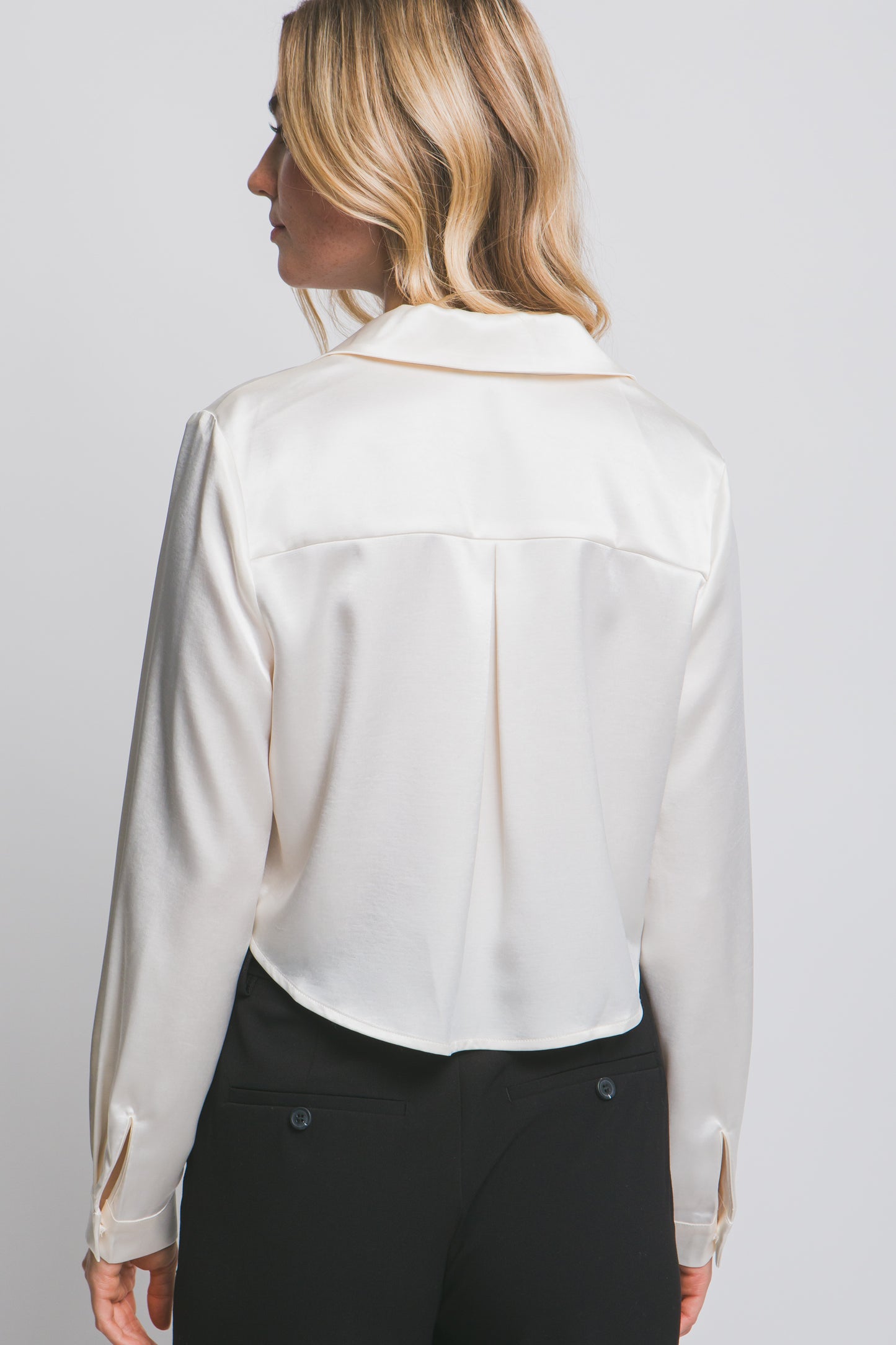 Aria Satin Blouse