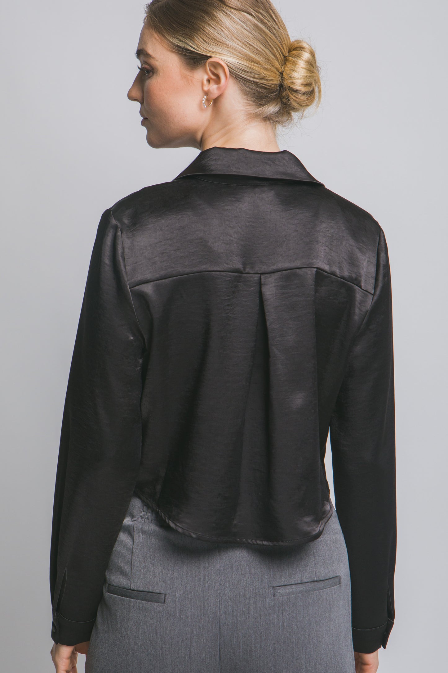 Aria Satin Blouse