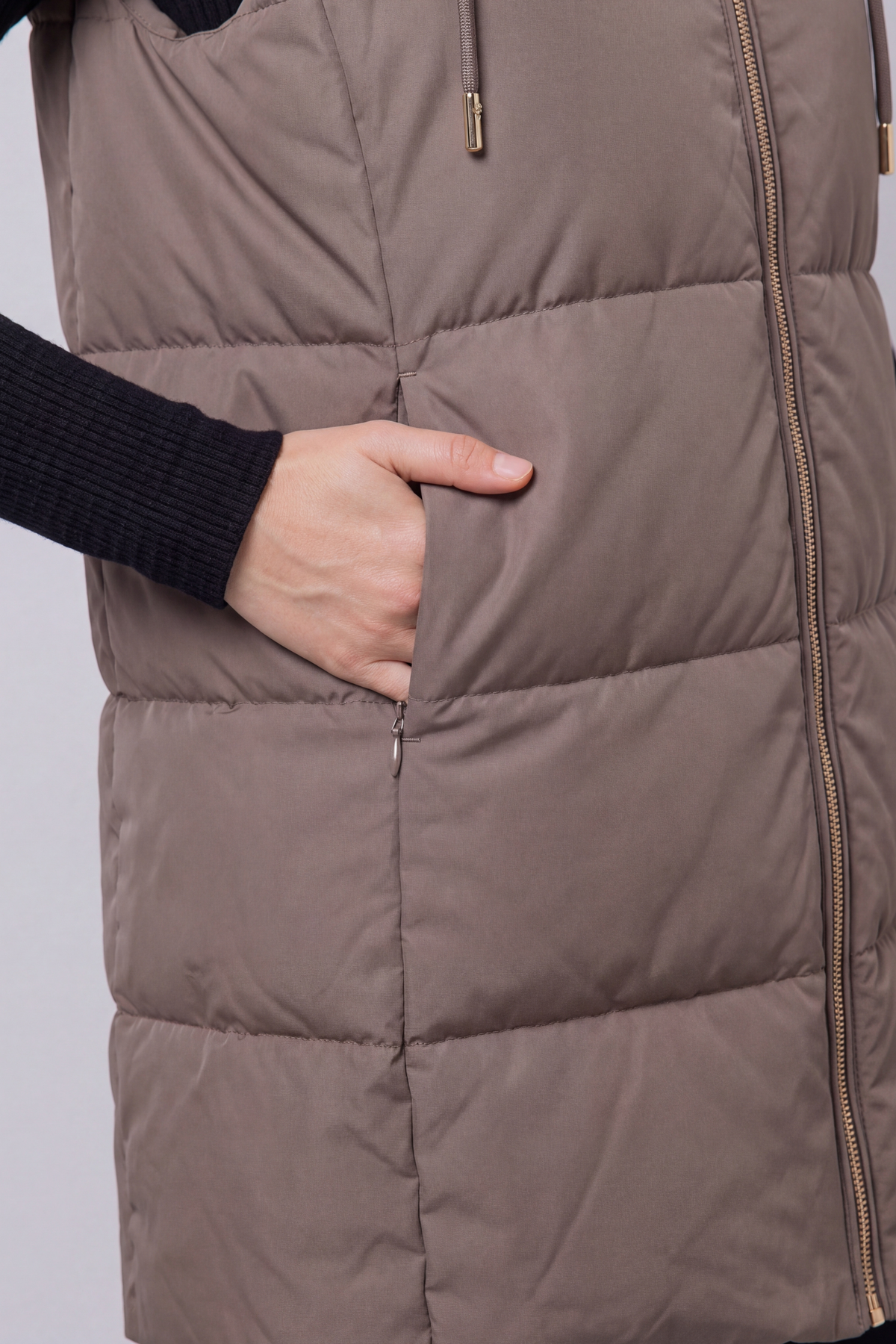 Olivia Long Puffer Vest