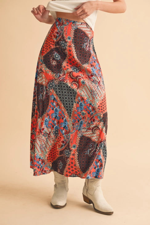 Bradyn Print Skirt