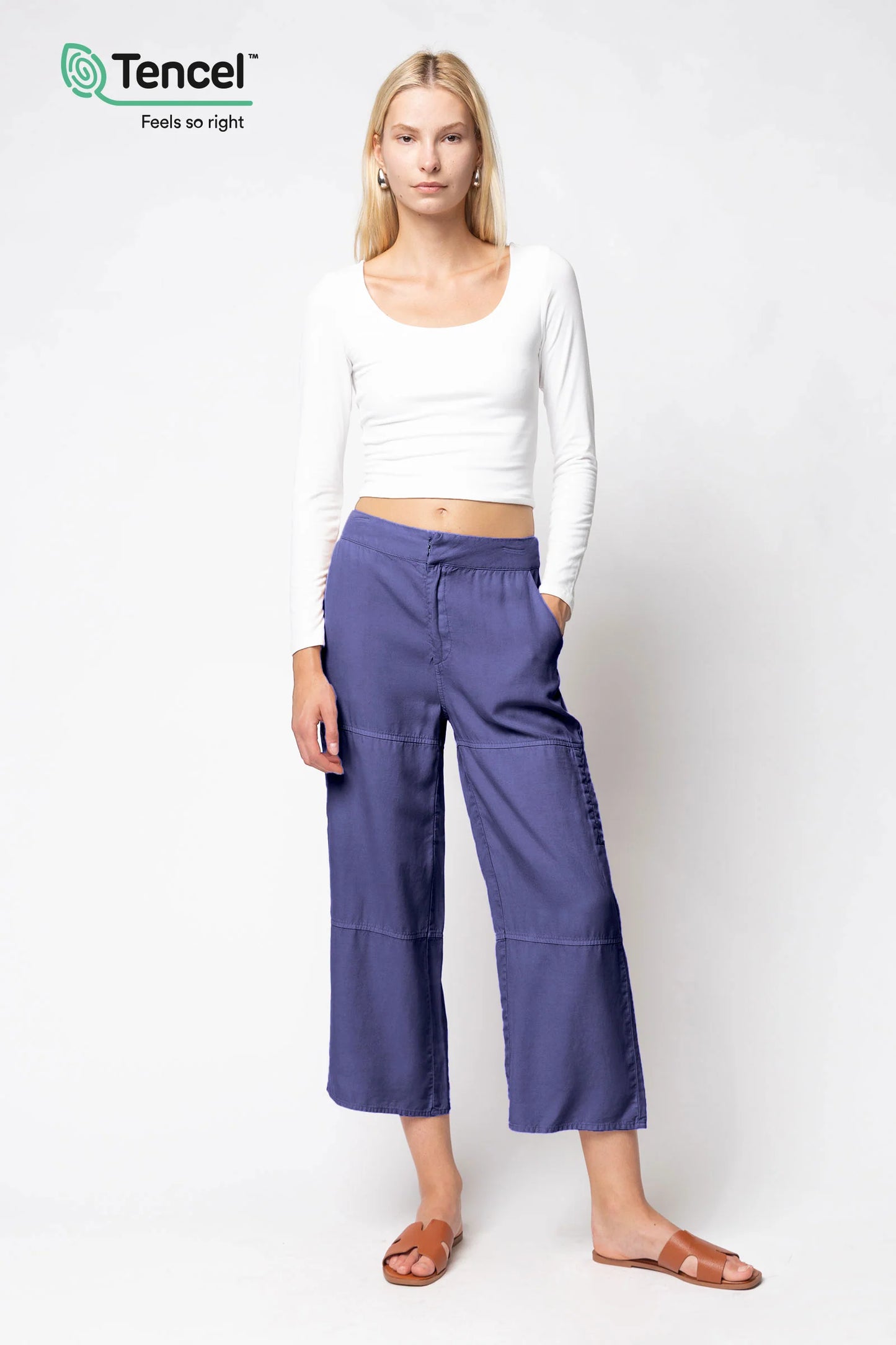 Indigo Tencel Pants