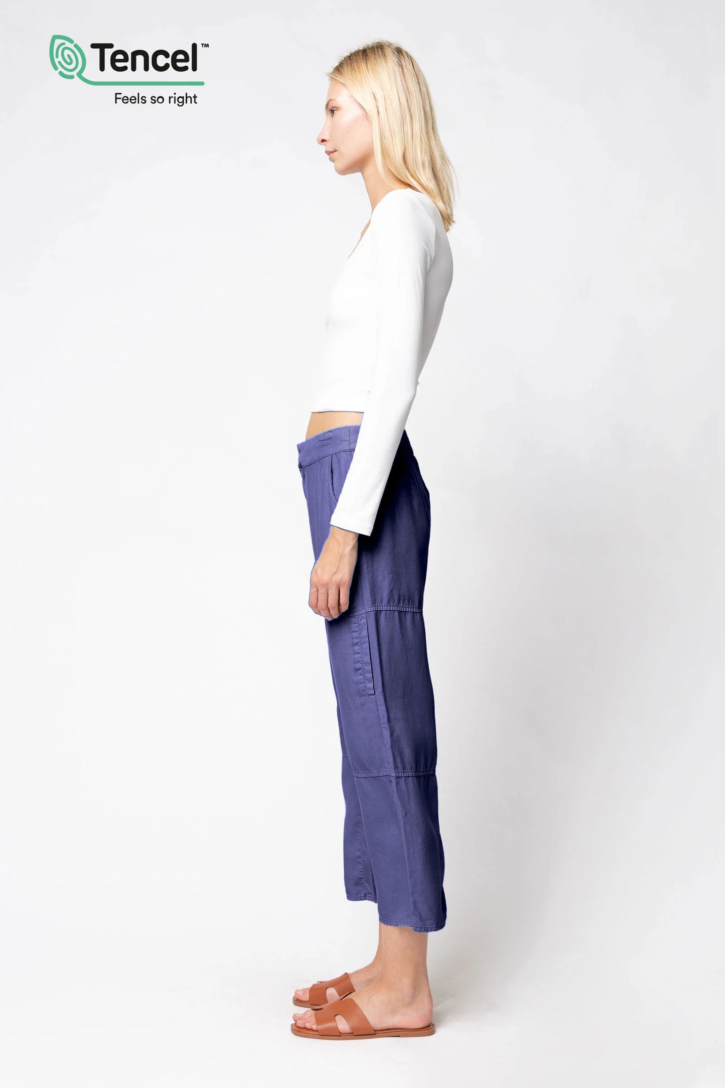 Indigo Tencel Pants