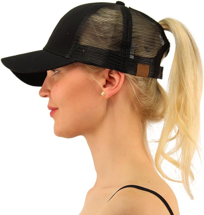 C.C Classic High Ponytail Baseball Cap-All Colors