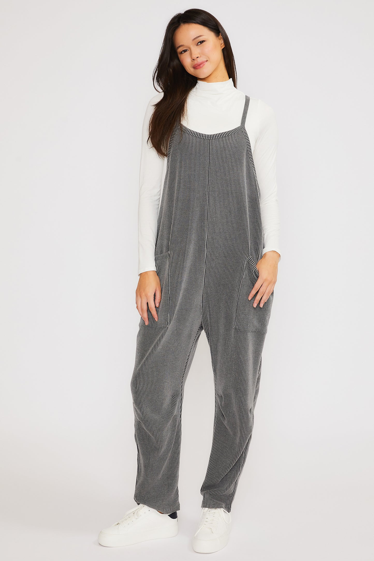 Ribbed Frenchy Jumpsuit