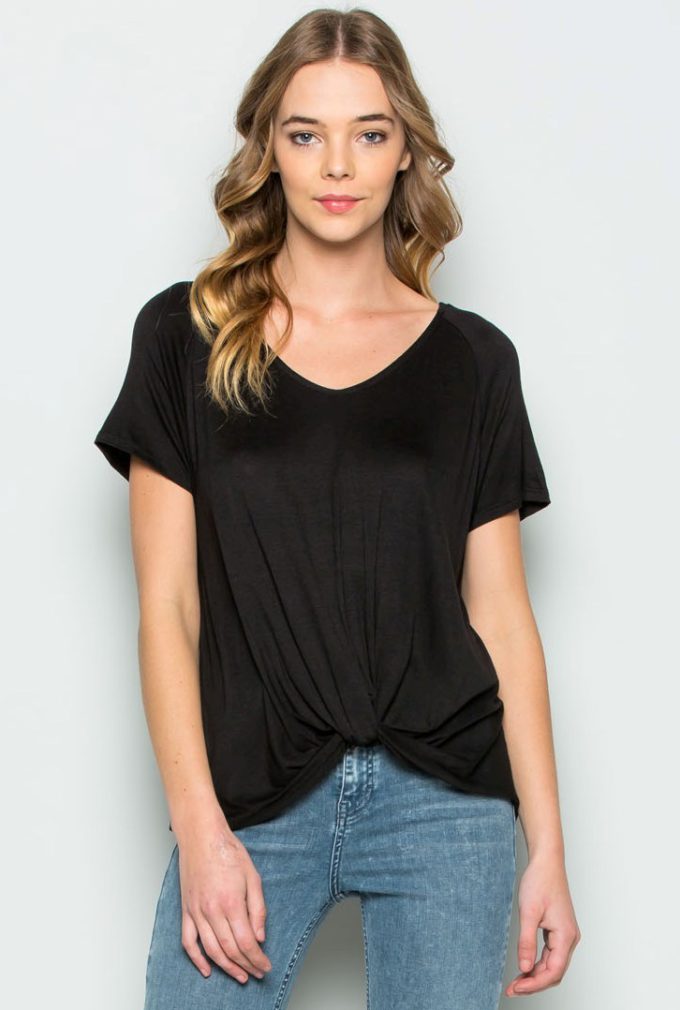 Front Knot Tee