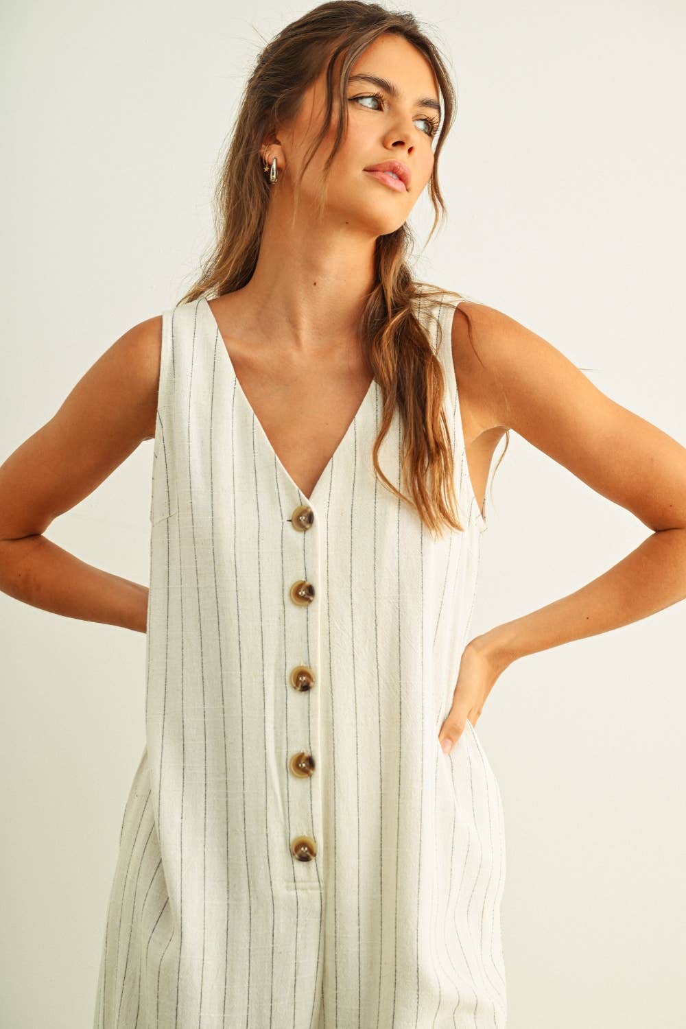 Lorelei Pinstripe Jumpsuit