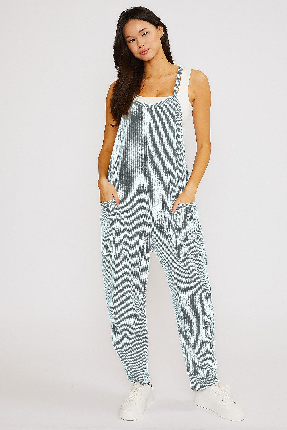 Ribbed Frenchy Jumpsuit