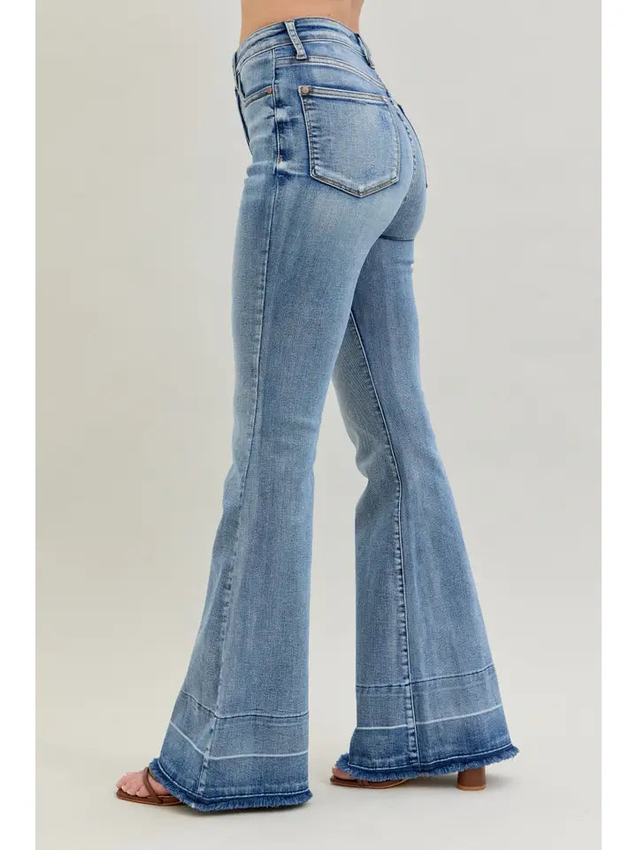 Judy Blue HW Tummy Control Flare Jeans