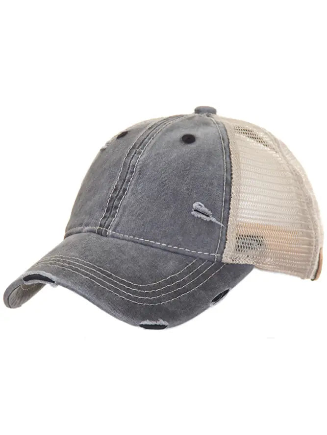 C.C Classic High Ponytail Baseball Cap-All Colors
