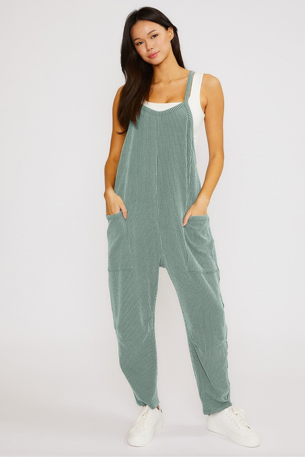 Ribbed Frenchy Jumpsuit