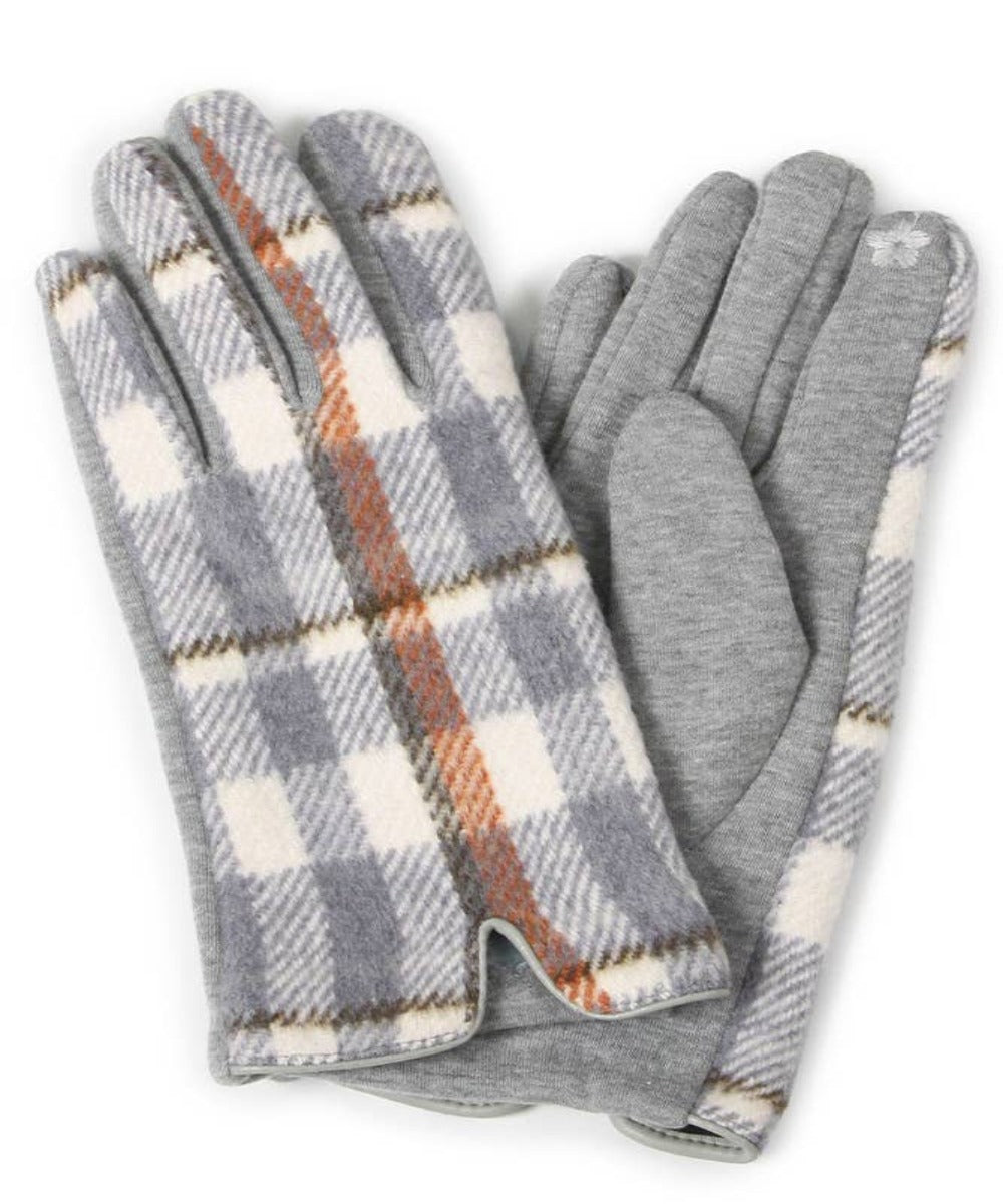 Plaid Pattern Gloves