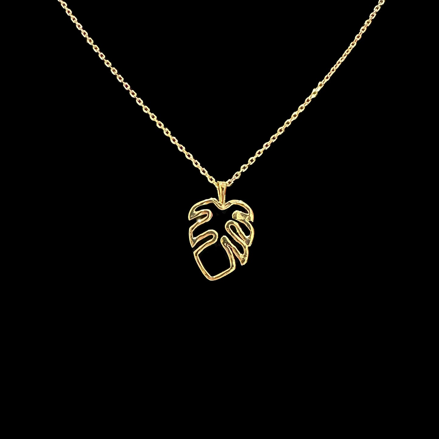 Monstera Necklace