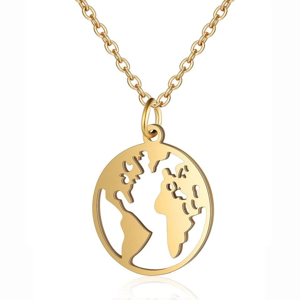 Mother Earth Necklace-Gold