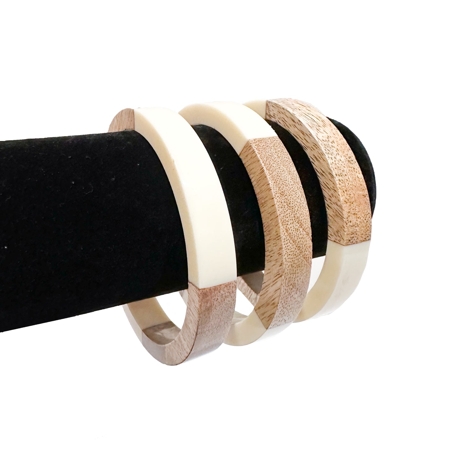 Wood Bangle Bracelet