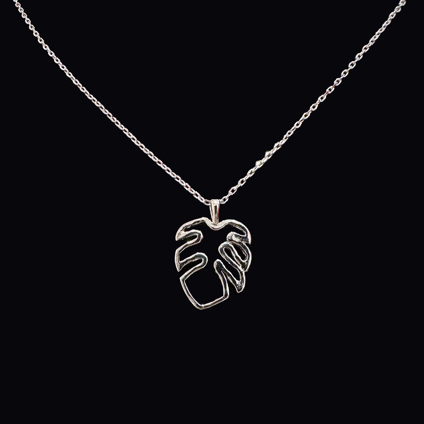 Monstera Necklace