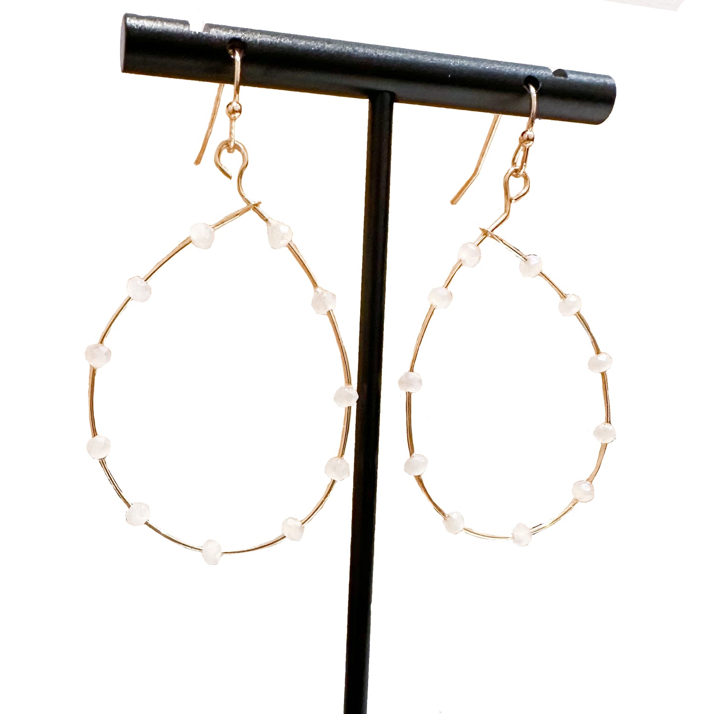 Beaded Teardrop Earrings