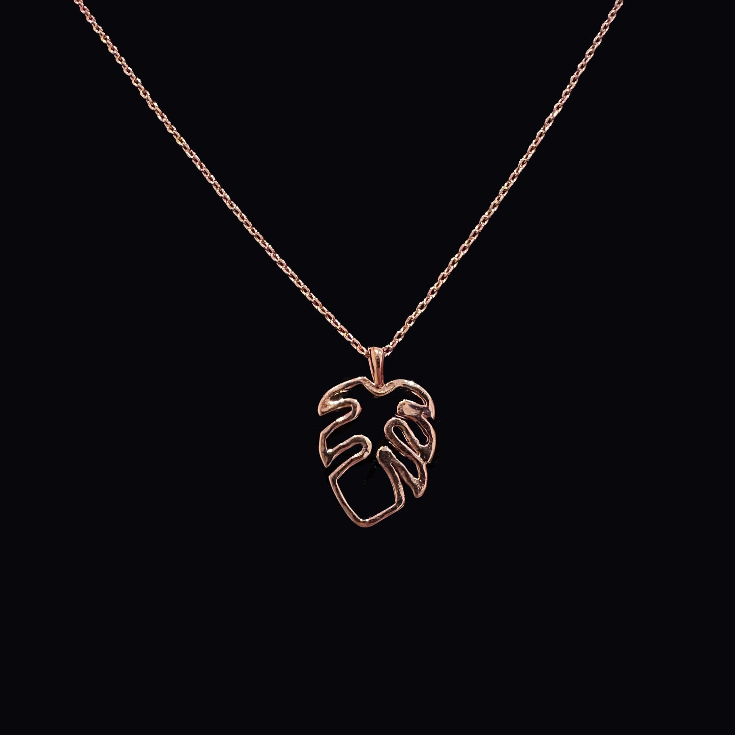 Monstera Necklace