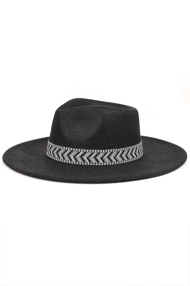 Wide Brim Fedora Hat