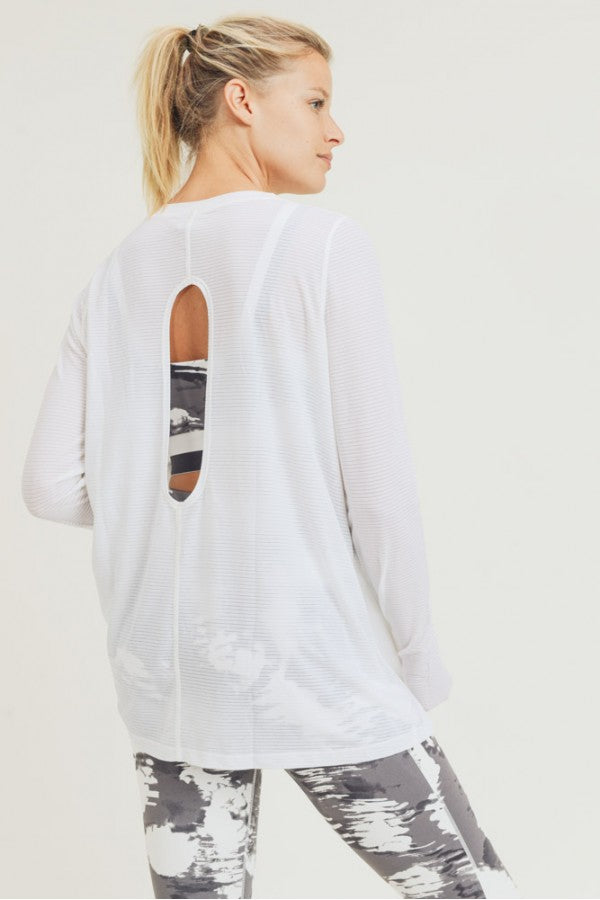 Peek-A-Boo Back Top