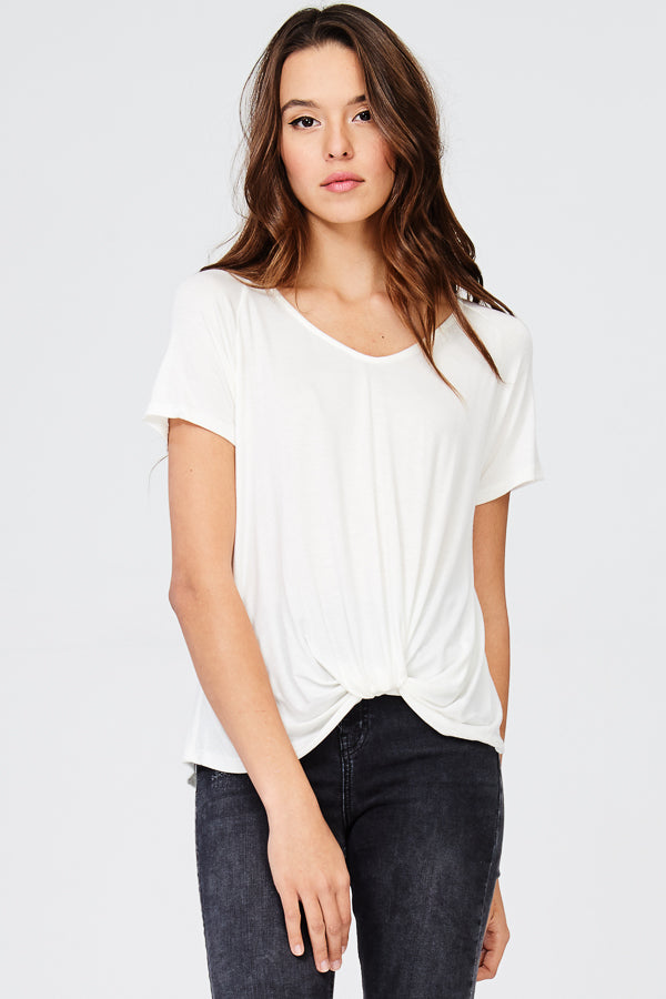 Front Knot Tee