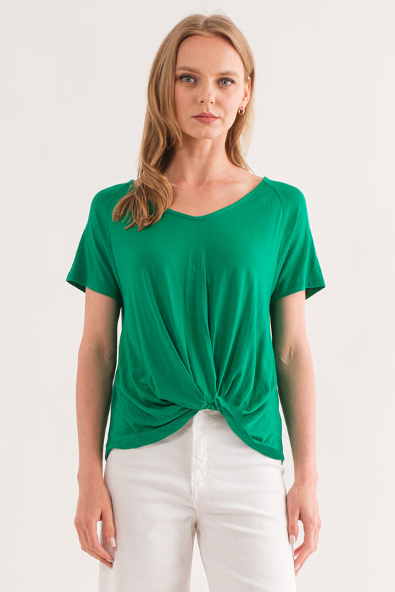 Front Knot Tee