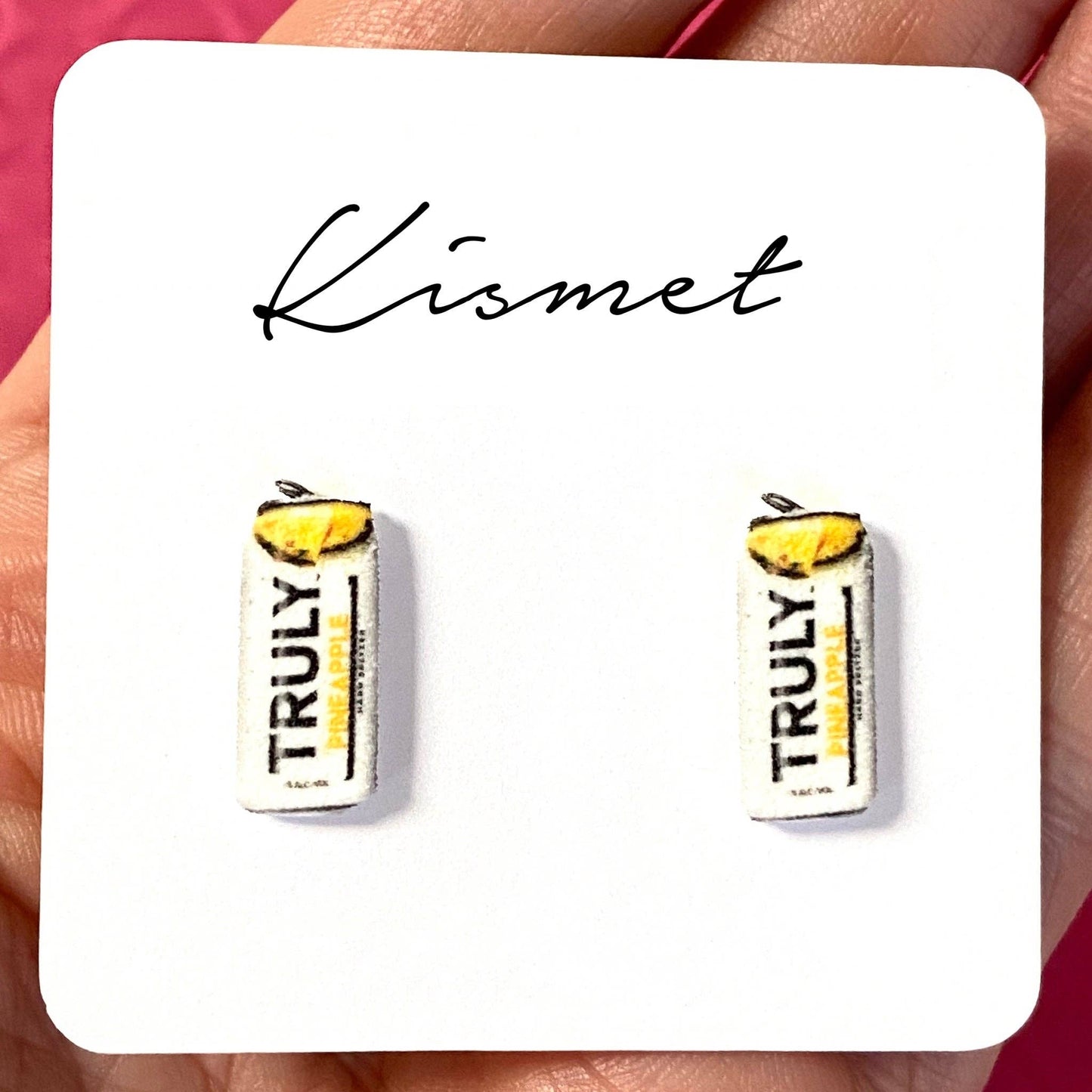 Hard Seltzer Can Earrings