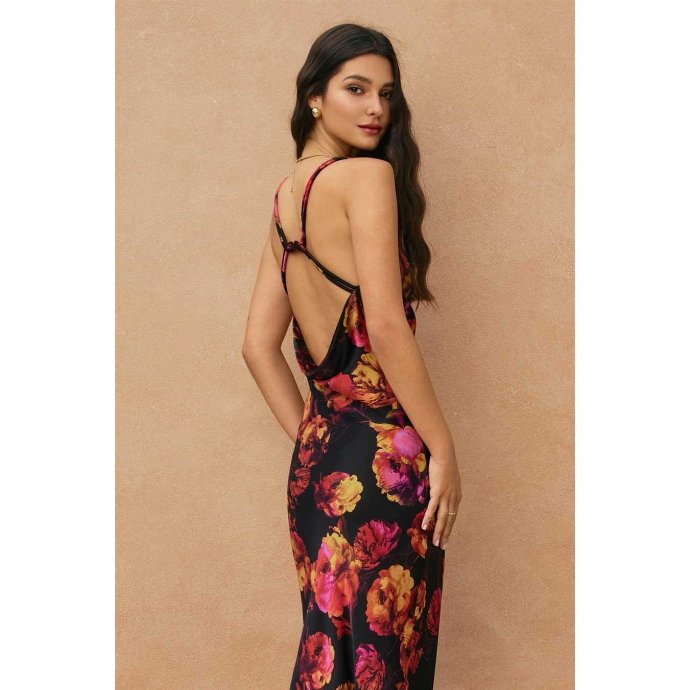 Golden Haze Maxi Dress