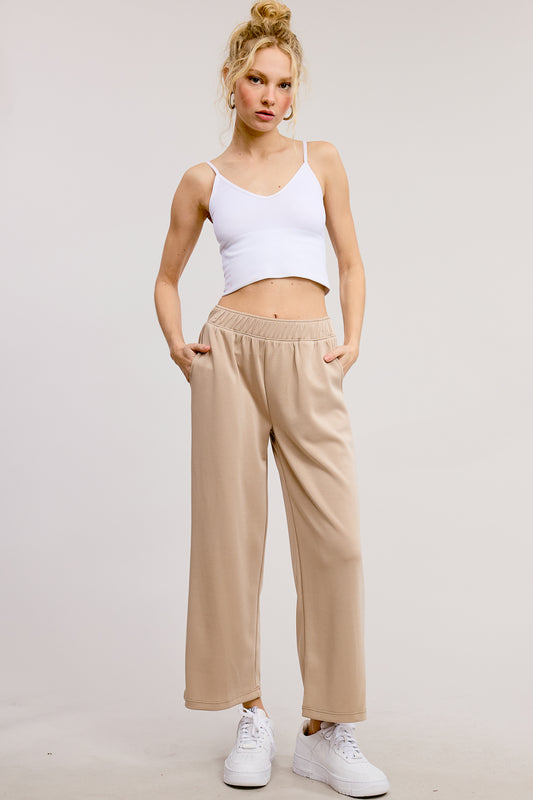 Leah Cropped Scuba Pants
