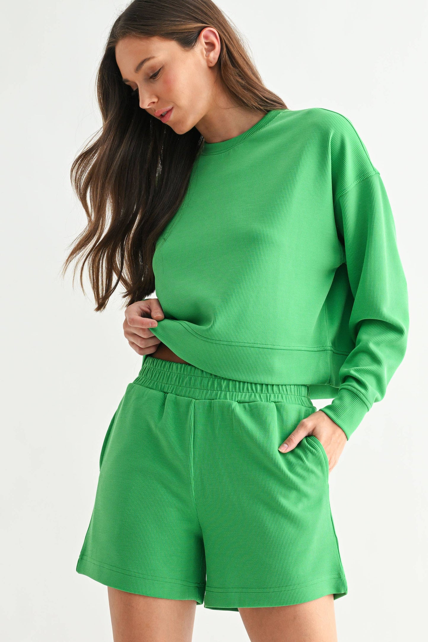 Luxe Sand Wash Sweater