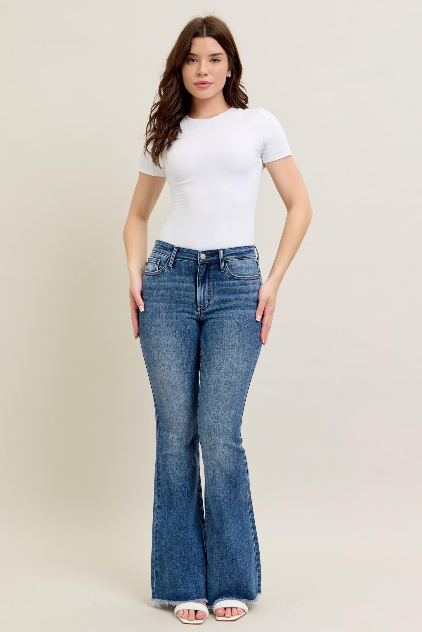 Judy Blue Mid-Rise Flare