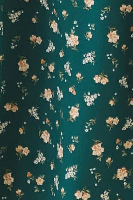 Flower Bud Midi Dress