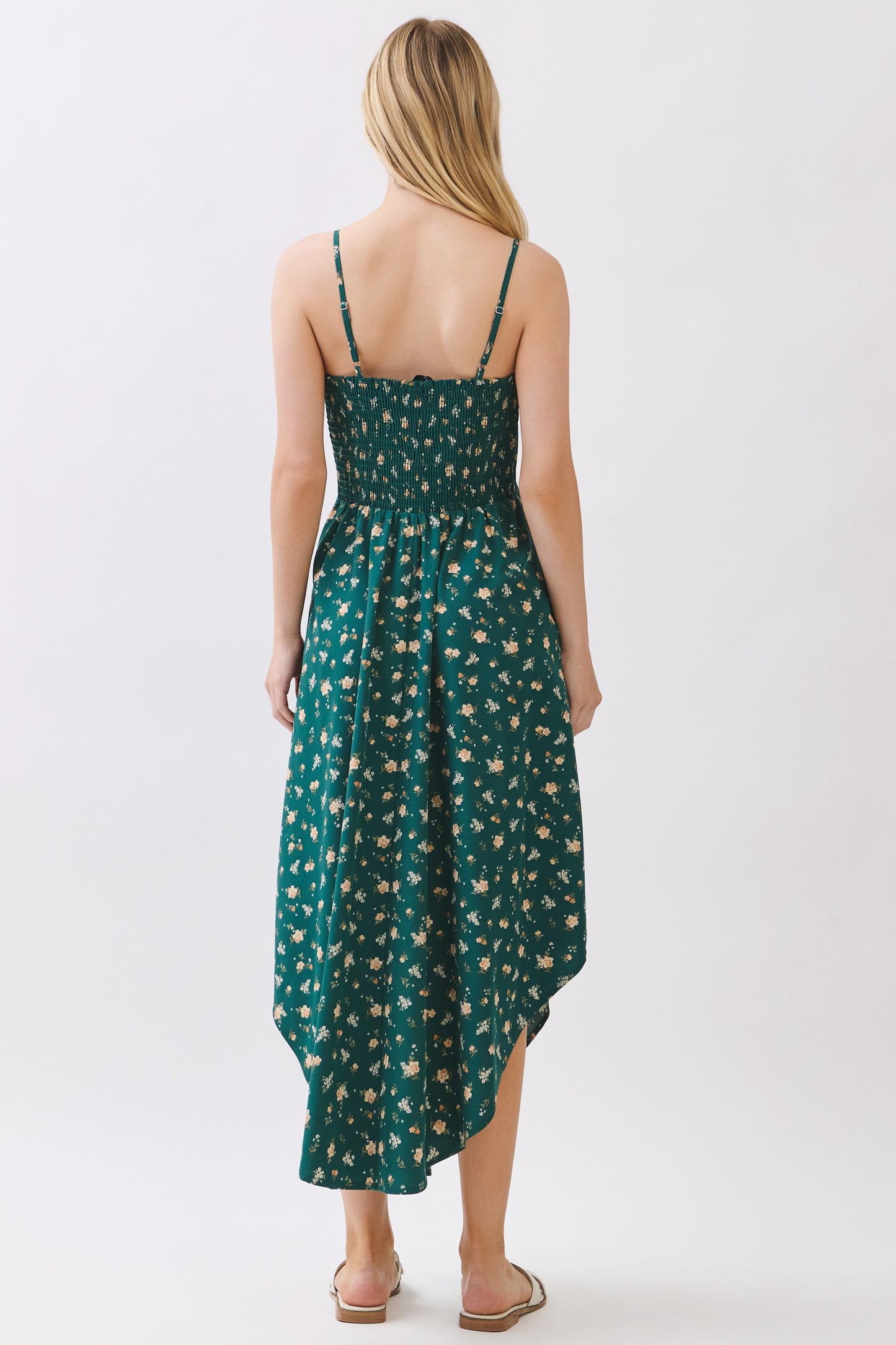 Flower Bud Midi Dress