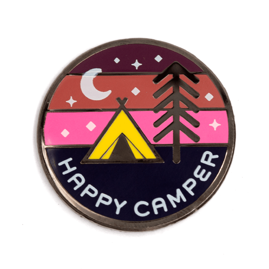 Happy Camper Enamel Pin