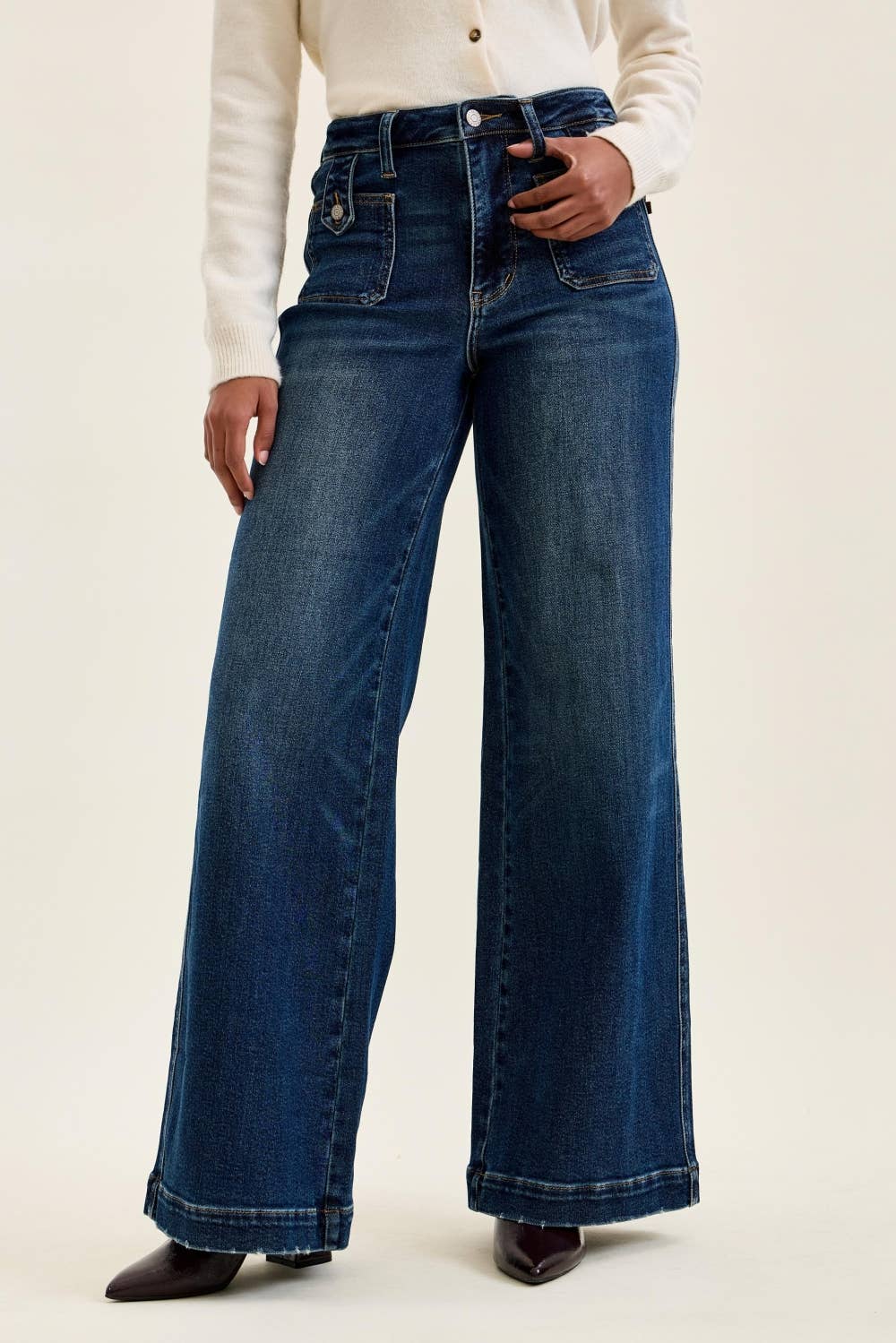 JB LUX  Retro Wide Leg Jeans