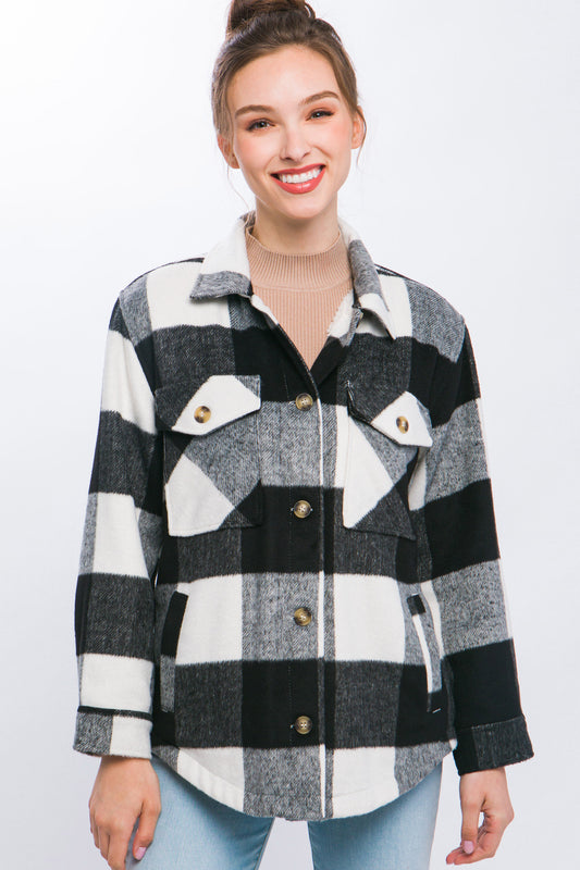 Denver Plaid Coat