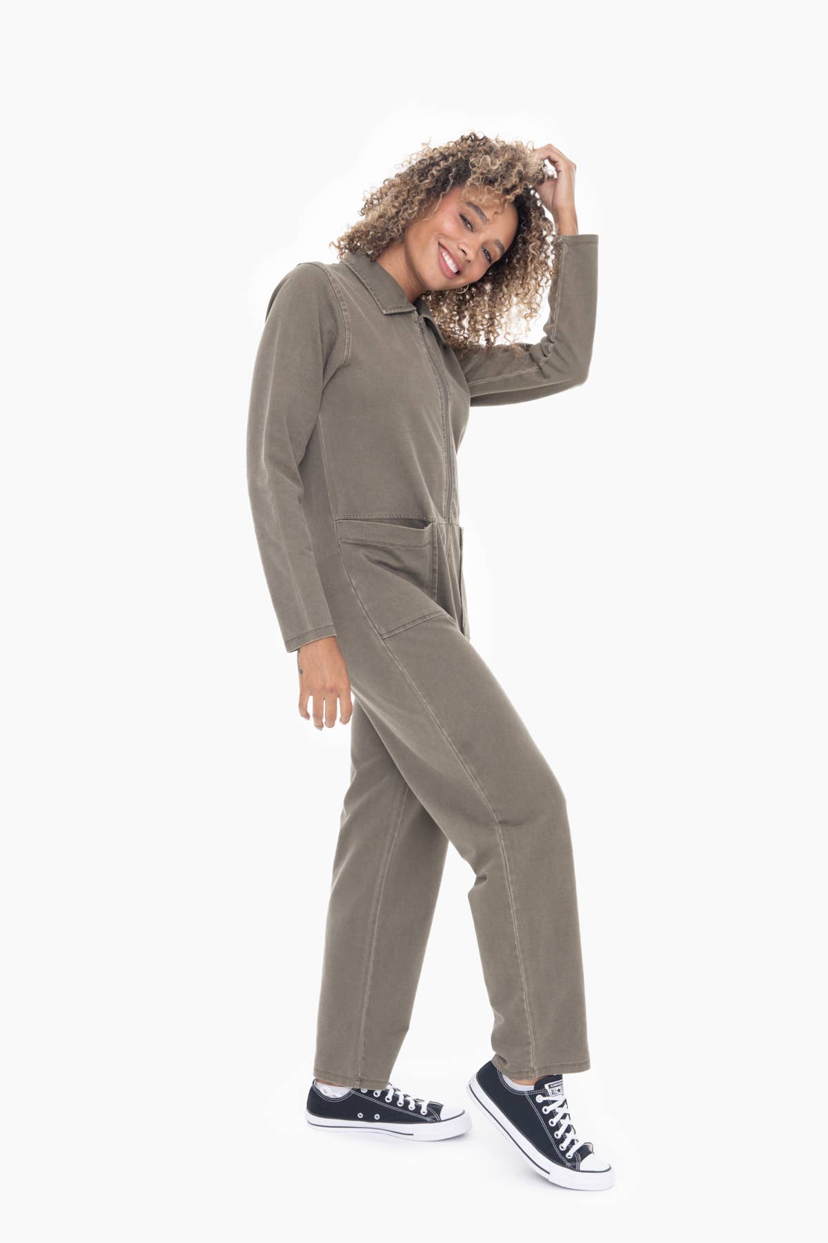 Maya Mineral Wash Jumpsuit