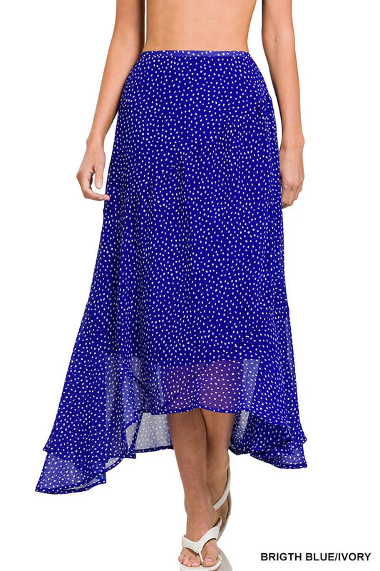 Polka Dot Maxi Skirt