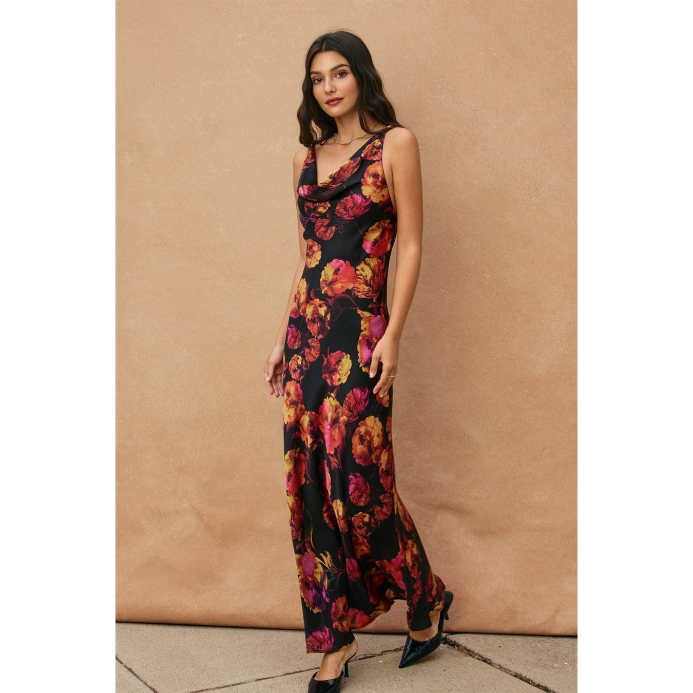 Golden Haze Maxi Dress