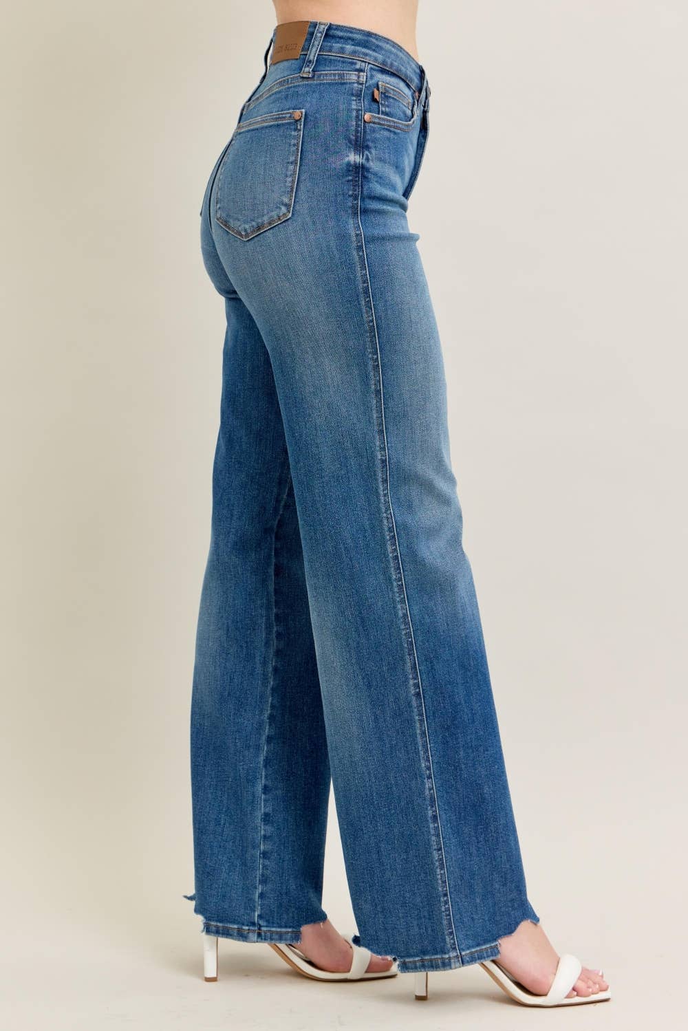 Judy Blue HW Tummy Control  Wide Leg