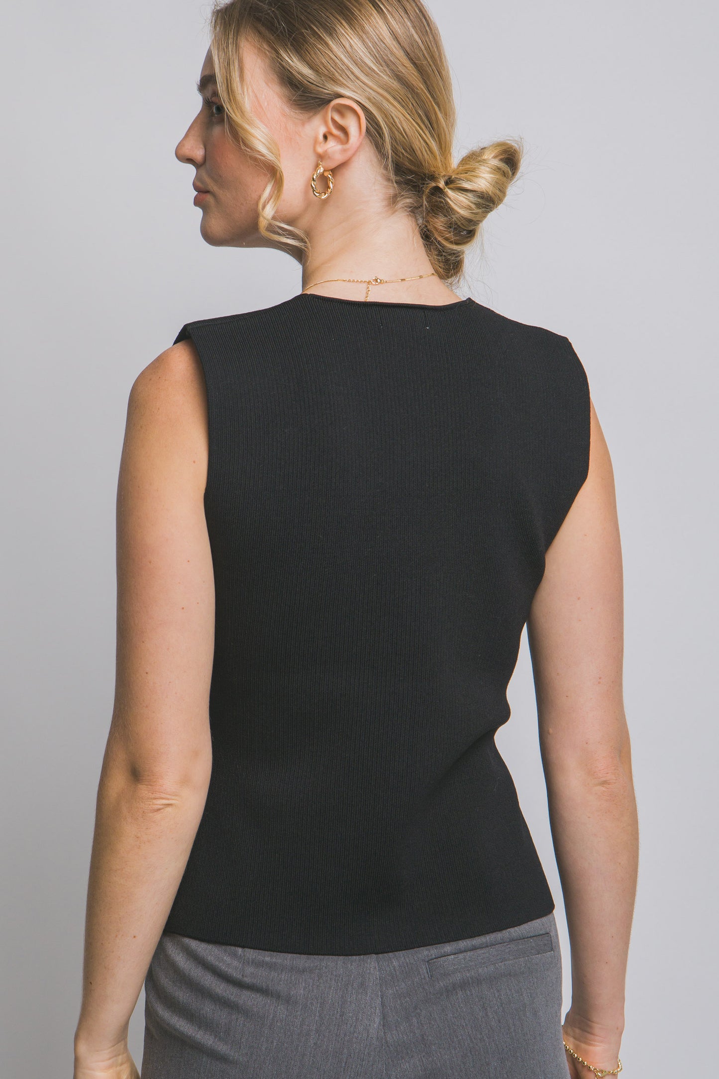 Bella Button Vest