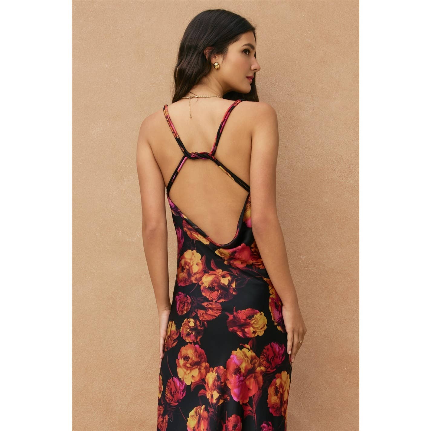 Golden Haze Maxi Dress