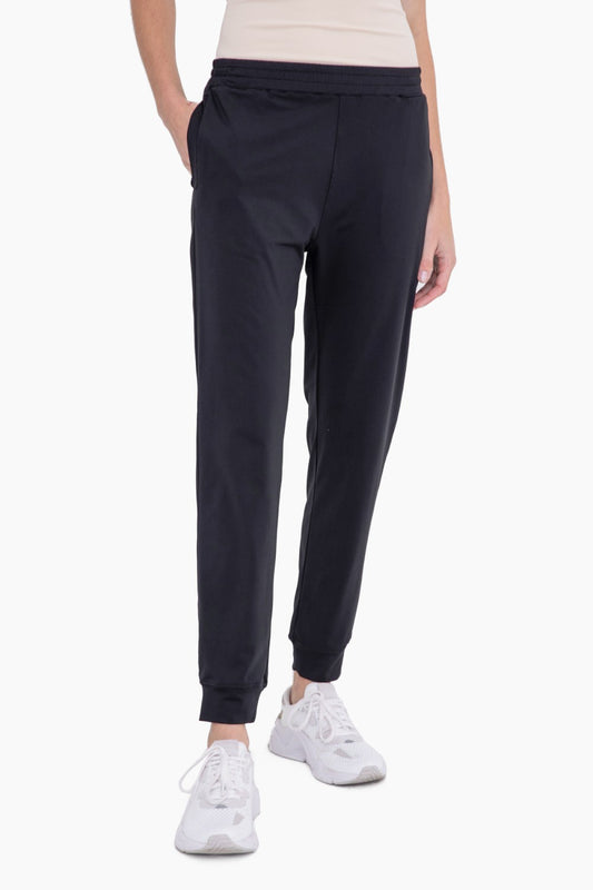 Cool Touch Joggers-Black