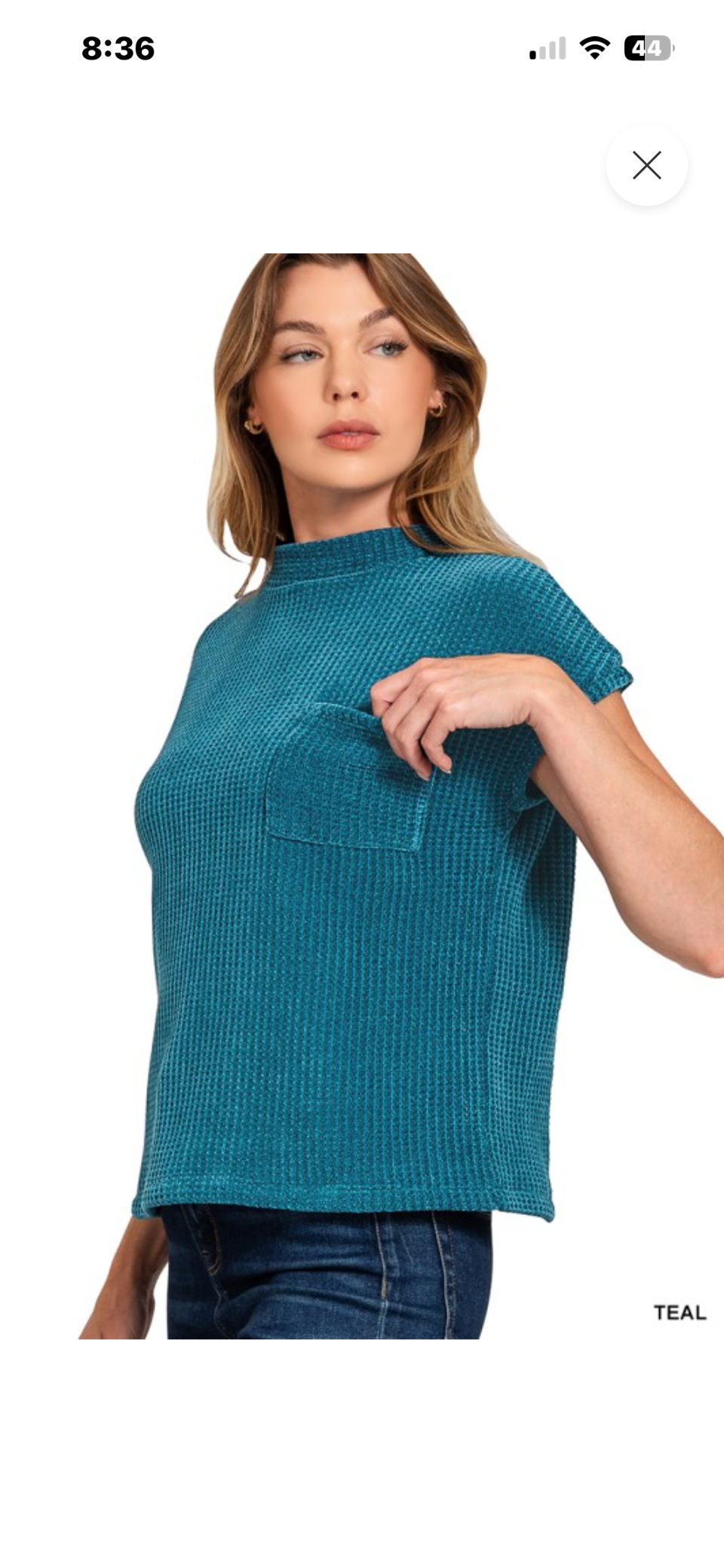 Monterey Chennile Top